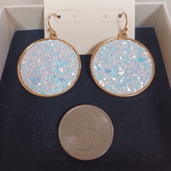 Confetti glitter sparkle earrings - Picture 6 of 10